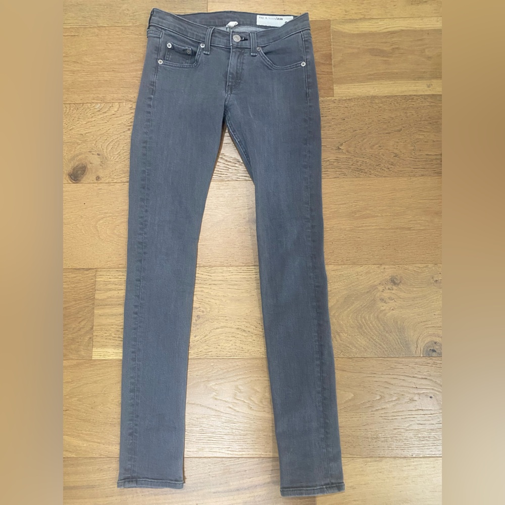 Rag & Bone dark iron Women's skinny Jeans size 25 VGUC